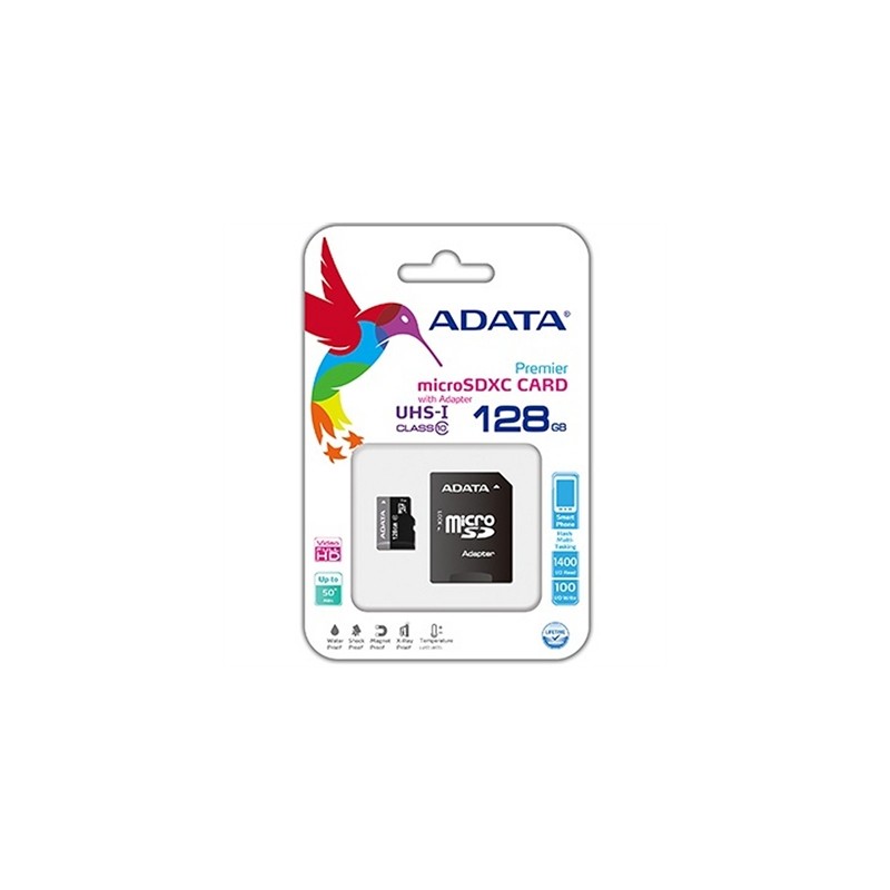 Tarjeta micro sd adata 128gb cl10