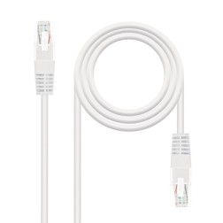 Cable de Red RJ45 UTP Nanocable 10-20-0403-W Cat-6- 3m- Blanco