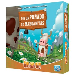 Juego mesa por un puñado margaritas