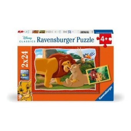 Puzzle ravensburger el rey leon 2x24