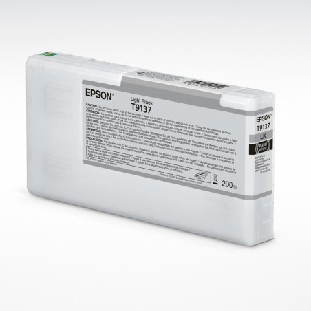 Cartucho tinta epson t9137 light black