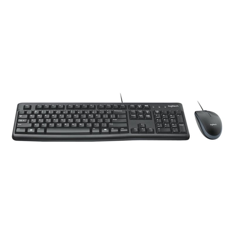 Teclado + mouse logitech mk120 optico