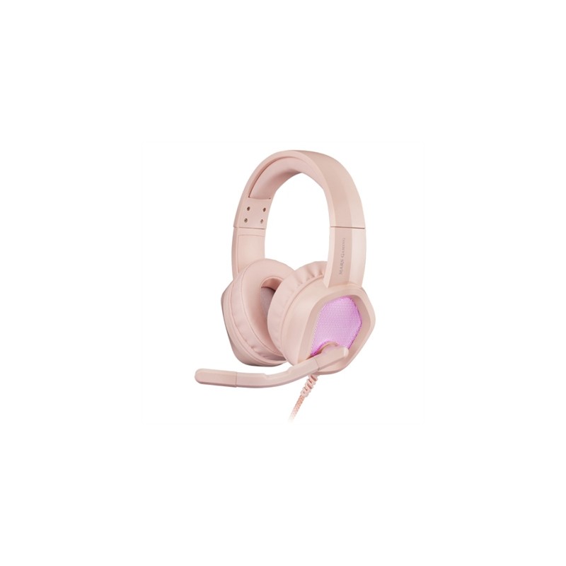 Auriculares Gaming con Micrófono Mars Gaming MH320- Jack 3-5- Rosas