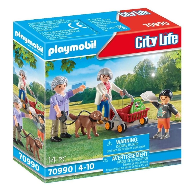 Playmobil abuelos y nieto