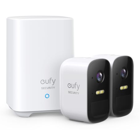 SISTEMA CAMARA DE SEGURIDAD EUFY CAM 2C KIT 2+1