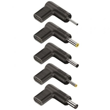 Pack 5 Clavijas para Portátil Asus NGS BUD-AS- DC - USB Tipo-C