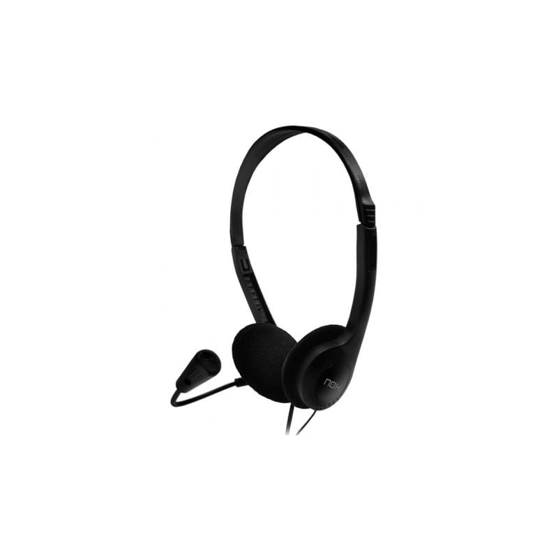 Auriculares Nox Voice One- con Micrófono- Jack 3-5- Negros