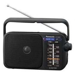 Radio Portátil Panasonic RF-2400DEG-K- Negra