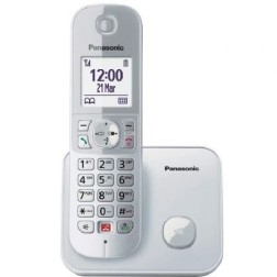 Teléfono Inalámbrico Panasonic KX-TG6851SP- Plata