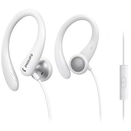 Auriculares Deportivos Philips TAA1105WT- con Micrófono- Jack 3-5- Blancos