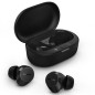 Auriculares Bluetooth Philips TAT1209 con estuche de carga- Autonomía 6h- Negros