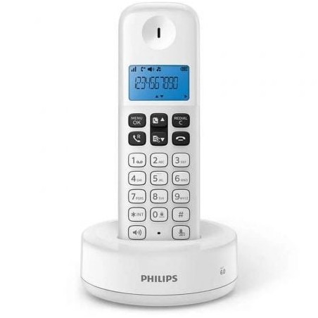 Teléfono Inalámbrico Philips D1611W-34- Blanco