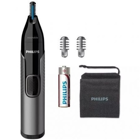 Perfilador Philips Nose Trimmer 3650 Serie 3000- a Pilas- 3 Accesorios