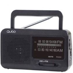 Radio Portátil Qubo R-222- Negro