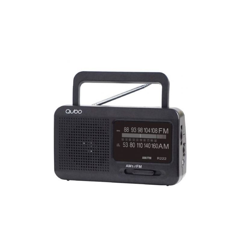 Radio Portátil Qubo R-222- Negro