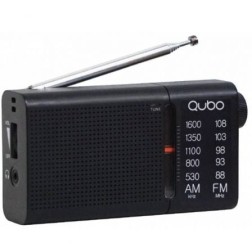 Radio Portátil Qubo RS-2- Negro