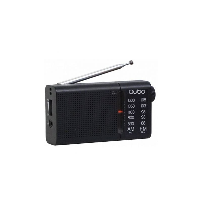 Radio Portátil Qubo RS-2- Negro