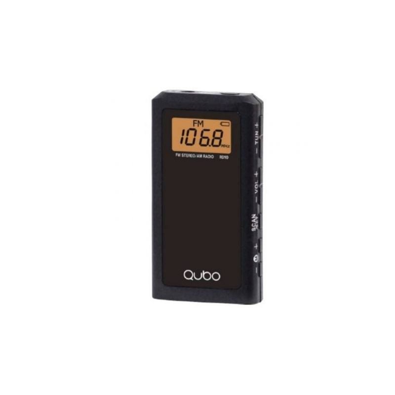 Radio Portátil Qubo RD-10- Negro