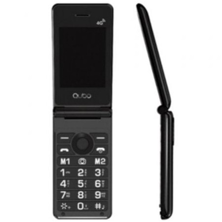 Teléfono Móvil Qubo X-28 4G para Personas Mayores- Negro