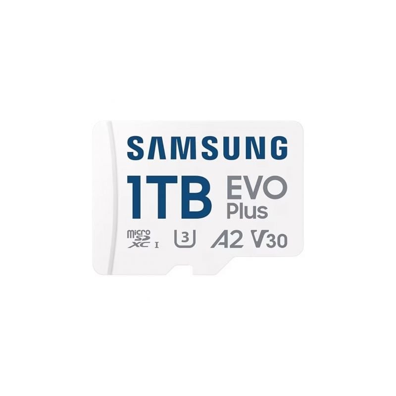 Tarjeta de Memoria Samsung EVO Plus 2024 1TB microSD XC con Adaptador- Clase 10- 160MBs