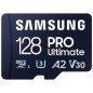 Tarjeta de Memoria Samsung Pro Ultimate 128GB microSD XC con Adaptador- Clase 10- 200MBs