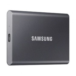 Disco Externo SSD Samsung Portable T7 1TB- USB 3-2- Gris