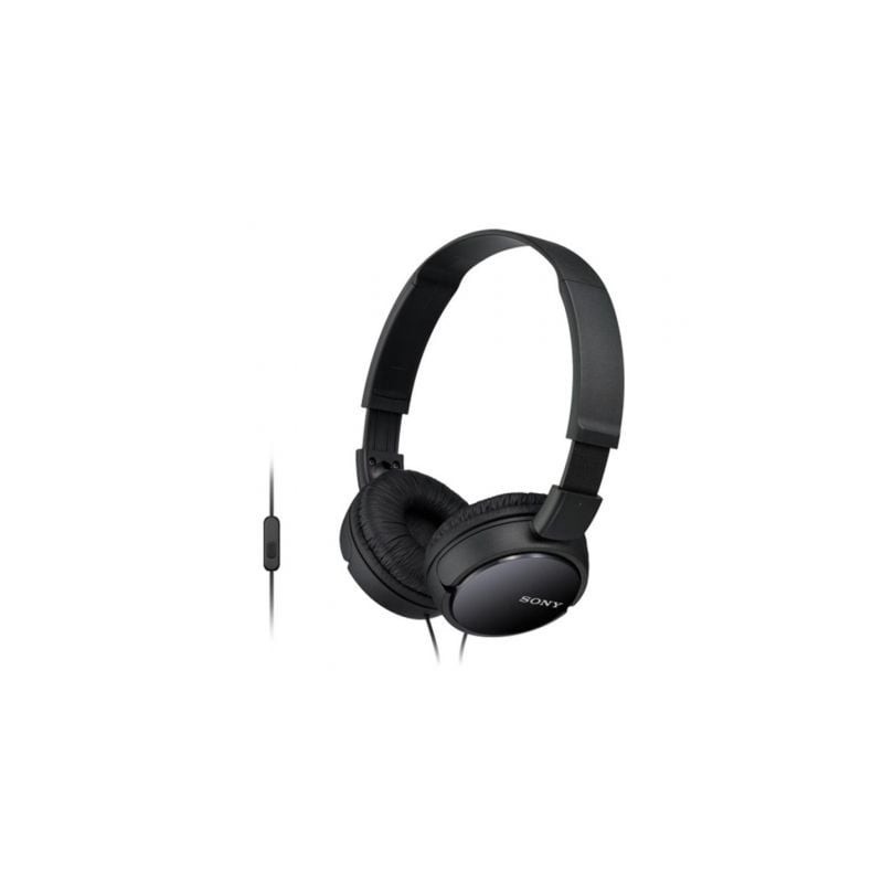 Auriculares Sony MDRZX110APB- con Micrófono- Jack 3-5- Negros