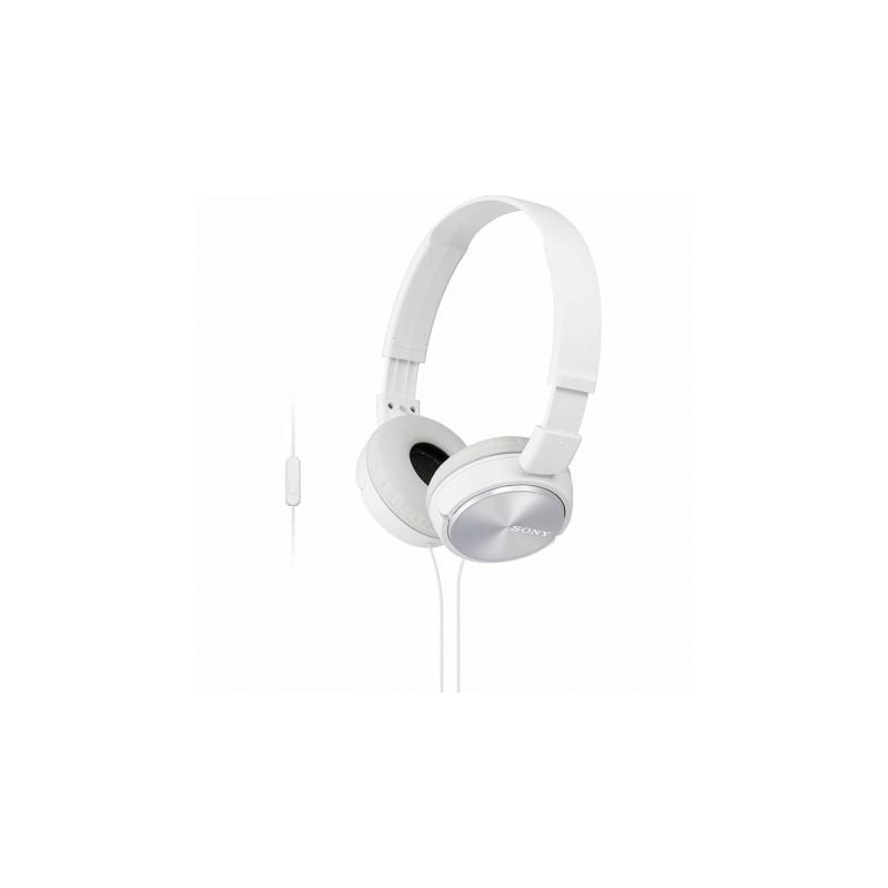 Auriculares Sony MDRZX310APW- con Micrófono- Jack 3-5- Blancos