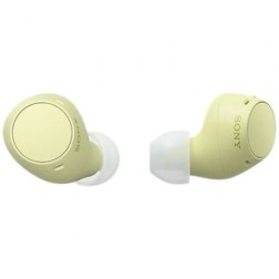 Auriculares Bluetooth Sony WF-C510 con estuche de carga- Autonomía 5h- Amarillos