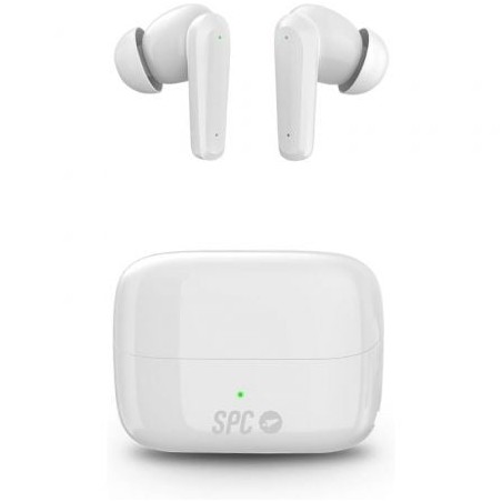 Auriculares Bluetooth SPC Ether 2 Pro con estuche de carga- Autonomía 6-5h- Blancos