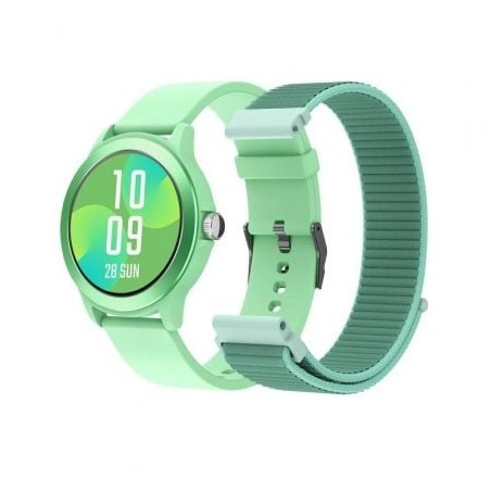 Smartwatch SPC Smartee Duo Vivo 9651R- Notificaciones- Frecuencia Cardíaca- Verde Menta- Incluye Correa Extra