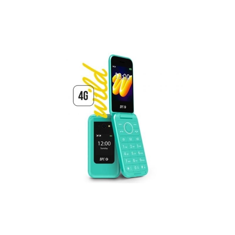 Teléfono Móvil SPC WILD para Personas Mayores- 4G- Verde