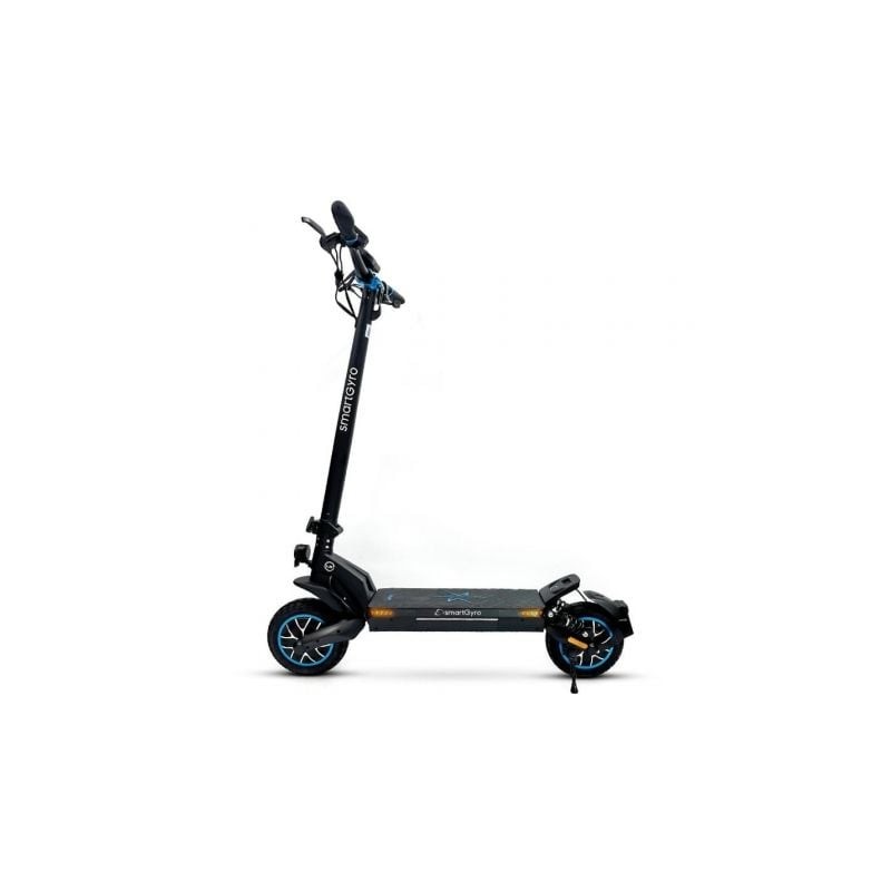 Patinete Eléctrico SmartGyro CrossOver Dual Max 2 Certificado- Motor 1000W- Ruedas 10"- 25km-h- Autonomía 60km- Negro