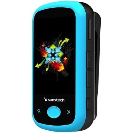 Reproductor MP4 Sunstech IbizaBT- 8GB- Pantalla 1-8"- Radio FM- Azul