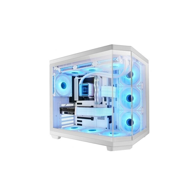 Caja Gaming SemiTorre Mars Gaming MC-3TCORE- Blanca