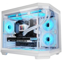 Caja Gaming Minitorre Mars Gaming MC-3TCOREM- Blanca