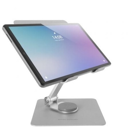 Soporte para Tablets-Convertibles Mars Gaming MA-RST- hasta 13"- Gris Plateado