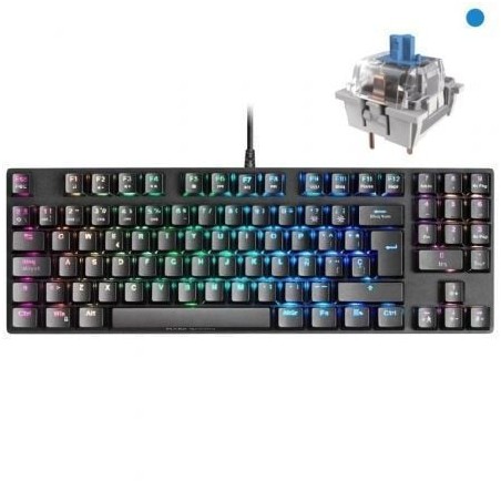 Teclado Gaming Mecánico Mars Gaming MKREVOPROBES- Switch Azul