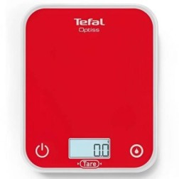 Báscula de Cocina Electrónica Tefal Optiss- hasta 5kg- Roja