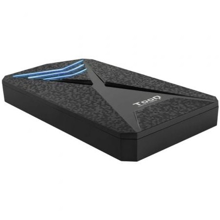 Caja Externa Gaming para Disco Duro de 2-5" TooQ TQE-2550BL- USB 3-1- Sin tornillos