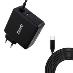 Cargador de Portátil TooQ TQLC-USBC90PD USB Tipo-C- 90W- Automático- Voltaje 5-20V- 1x USB Tipo-C