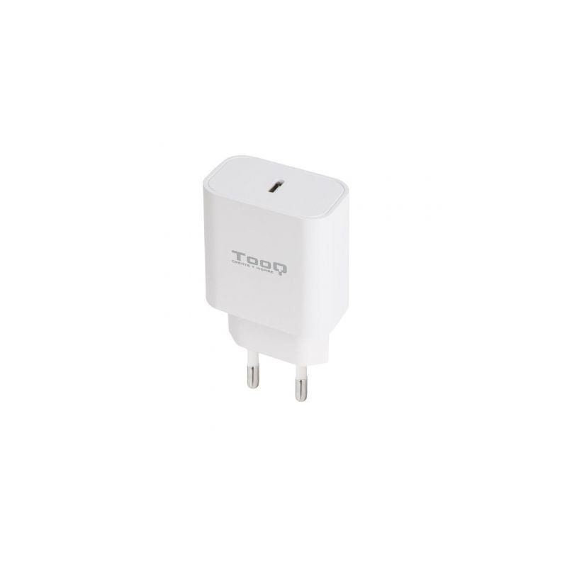 Cargador de Pared TooQ TQWC-PDUSBC20W- 1xUSB Tipo-C- 20W