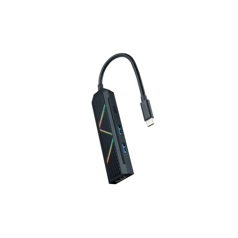 Docking USB Tipo-C Nanocable 10-16-0401- 2xUSB- 1xUSB Tipo-C PD- 1xHDMI 2-0