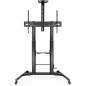 Soporte de Suelo Inclinable- Ajustable con Ruedas Tooq FS20400HM-B para TV de 60-100"- hasta 100kg