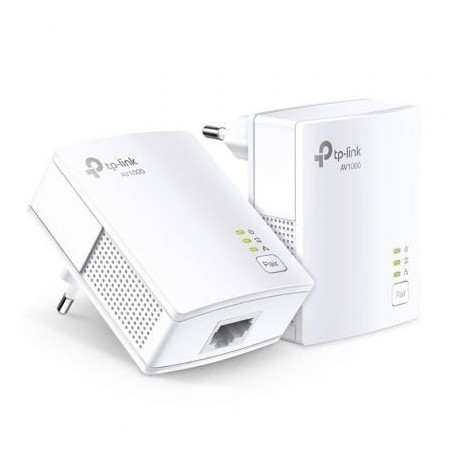 Adaptador Powerline TP-Link TL-PA7017Kit 1000Mbps- Alcance 300m- Pack de 2