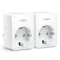 Enchufe WiFi Inteligente TP-Link Tapo P100- Pack 2