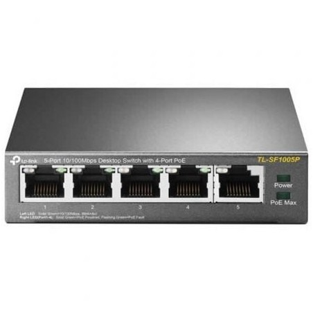 Switch TP-Link TL-SF1005P 5 Puertos- RJ-45 10-100 PoE