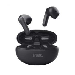 Auriculares Bluetooth Trust Yavi ENC con estuche de carga- Negros