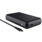 Batería Externa-Powerbank Trust Laro 20000mAh- 100W- Compatible con Portátiles