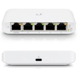 Switch Gestionado Ubiquiti USW-Flex Mini 5 Puertos- RJ45 10-100-1000 POE